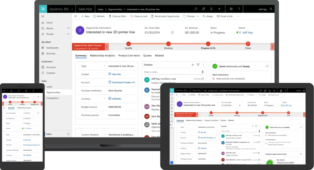 Présentation crm dynamics 365