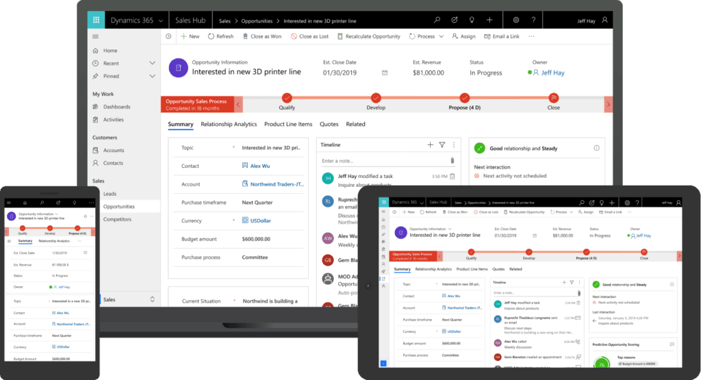 Présentation crm dynamics 365